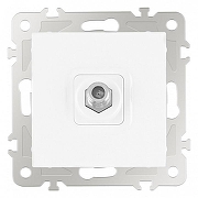 ТВ-розетка без рамки Arte Milano am-206 206.42-1.white цвет Белый