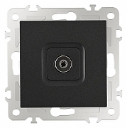 ТВ-розетка без рамки Arte Milano am-206 206.43-1.black цвет Черный