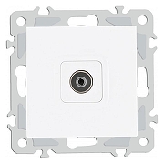 ТВ-розетка без рамки Arte Milano am-206 206.43-1.white цвет Белый