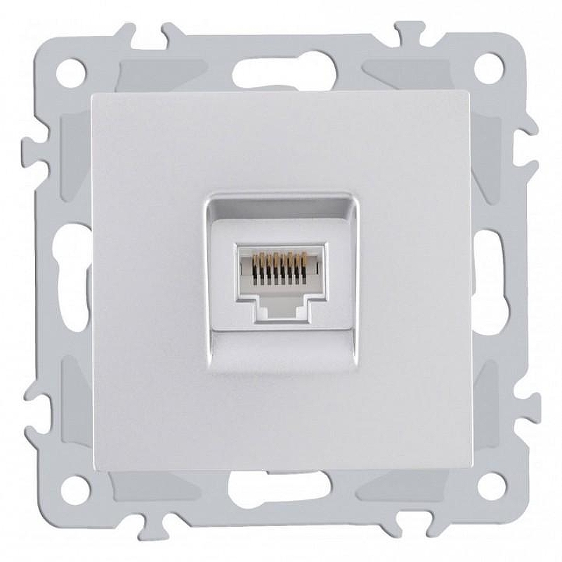 Розетка Ethernet RJ-45 без рамки Arte Milano am-206 206.45-1.silver 
