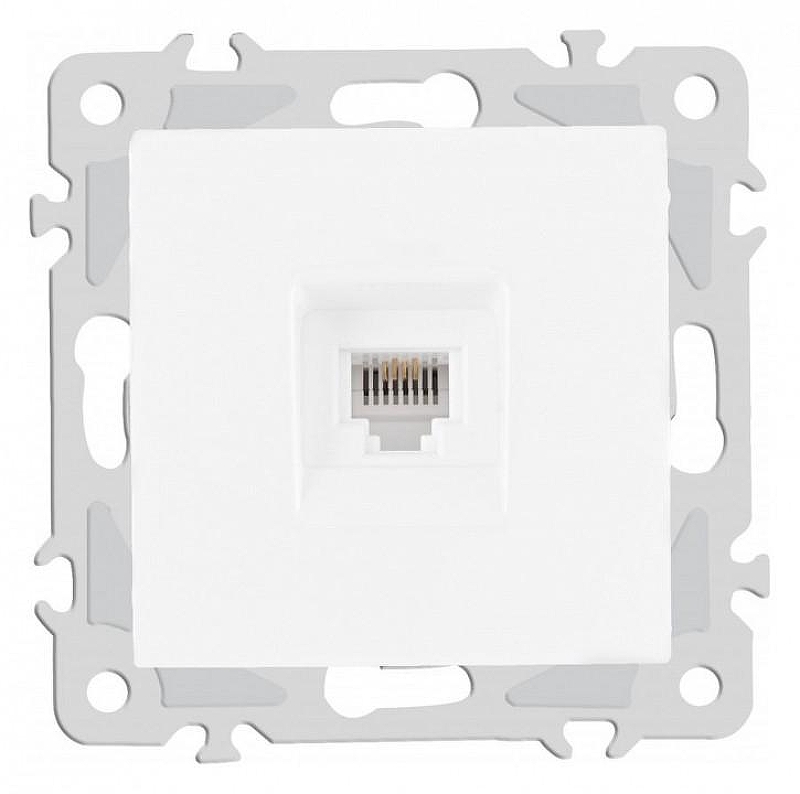 Розетка телефонная RJ-11 без рамки Arte Milano am-206 206.51-1.white 