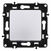 Выключатель одноклавишный без рамки Arte Milano 217 217.30-1.silver цвет Серебро