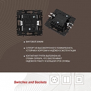 Выключатель одноклавишный без рамки Arte Milano 217 217.30-1.white цвет Белый-2