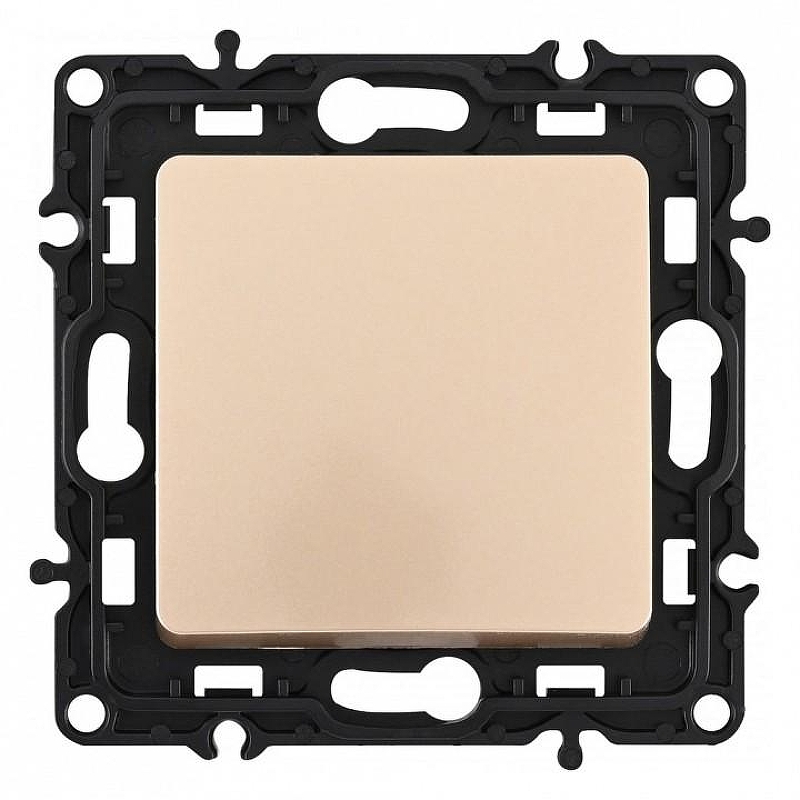 Выключатель проходной одноклавишный без рамки Arte Milano 217 217.32-1.shampan 