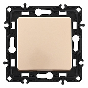 Выключатель проходной одноклавишный без рамки Arte Milano 217 217.32-1.shampan цвет Бежевый
