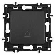 Кнопка звонка без рамки Arte Milano 217 217.36-1.black цвет Черный