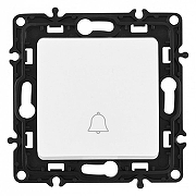 Кнопка звонка без рамки Arte Milano 217 217.36-1.white цвет Белый