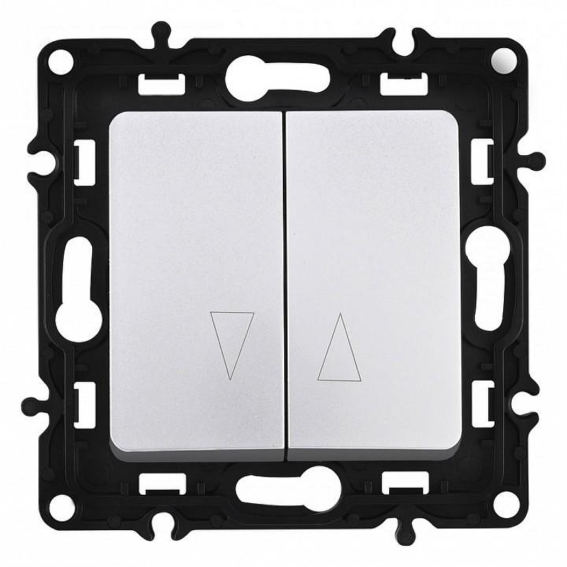 Выключатель для жалюзи без рамки Arte Milano 217 217.38-2.silver 