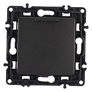 Розетка влагозащищенная с заземлением и со шторкой с крышкой Arte Milano am-217 217.41-1.black цвет Черный-2