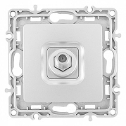 ТВ-розетка без рамки Arte Milano am-217 217.42-1.silver цвет Серебро