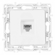 Розетка телефонная RJ-11 без рамки Arte Milano am-217 217.51-1.white цвет Белый