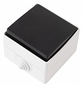 Выключатель одноклавишный Arte Milano 309 309.30-1.grey цвет Серый