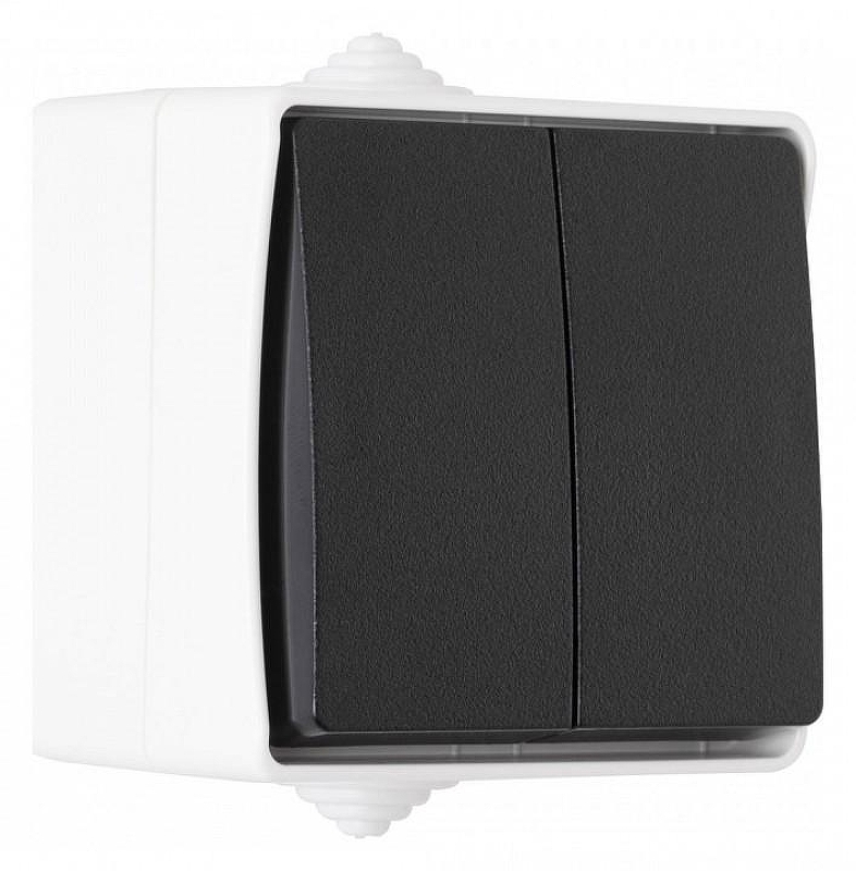 Выключатель проходной двухклавишный Arte Milano 309 309.32-2.grey 