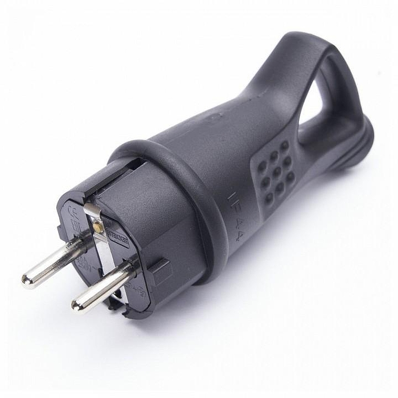 Вилка угловая с заземлением Stekker Одри 32843 