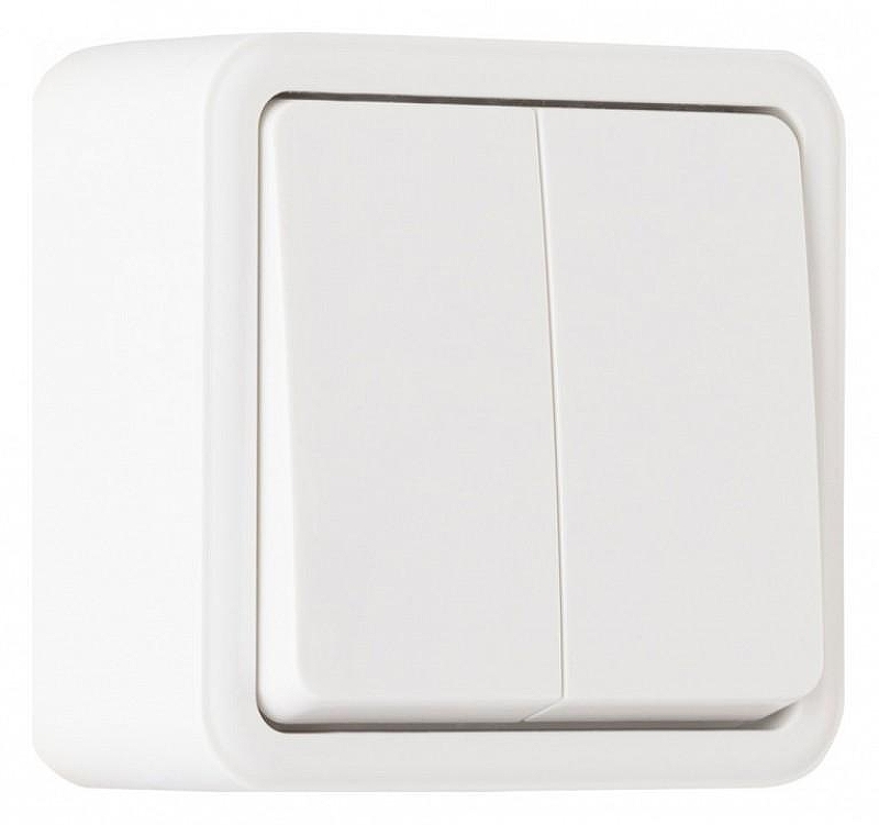 Выключатель проходной двухклавишный Arte Milano 310 310.32-2.white 