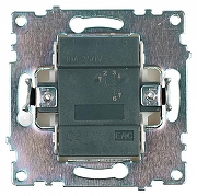 Выключатель одноклавишный проходной без рамки Stekker Катрин 39572 -2