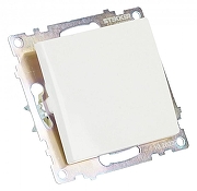 Выключатель одноклавишный проходной без рамки Stekker Катрин 39572 -5