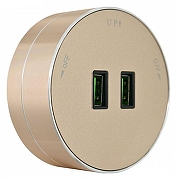 Розетка 2xUSB на треке Arte Milano Am-track-sockets 380011TS/USBx2 Gold цвет Золото