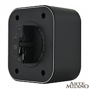 Розетка с заземлением на треке Arte Milano Am-track-sockets 380022TS/ES Black цвет Черный-3