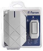 Звонок беспроводной Feron E-377 41433 цвет Белый-1