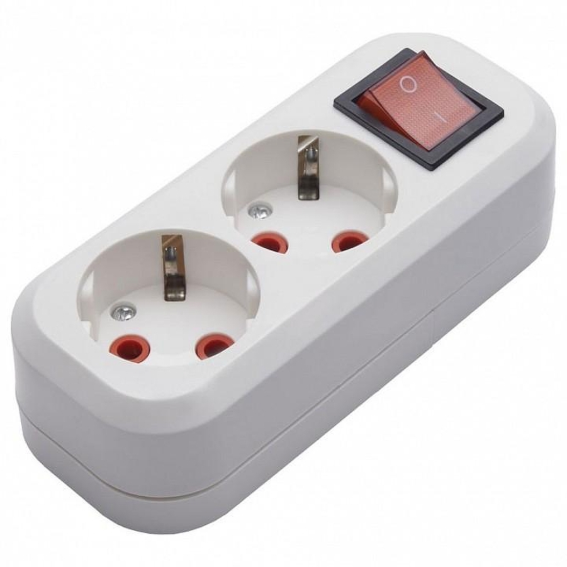 Розетка переносная разборная с заземлением Stekker Бруна 39013 