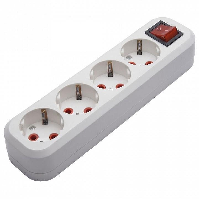 Розетка переносная разборная с заземлением Stekker Бруна 39015 