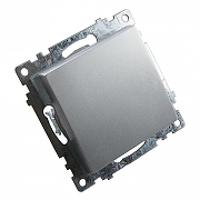 Выключатель одноклавишный без рамки Stekker Катрин 39575 цвет Серебро-4