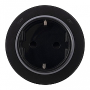 Розетка с заземлением на треке Arte Milano Am-track-sockets-39 397951TS/ES Black цвет Черный-2