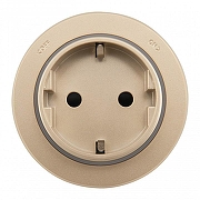 Розетка с заземлением на треке Arte Milano Am-track-sockets-39 397951TS/ES Gold цвет Золото-2