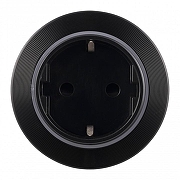 Розетка с заземлением на треке Arte Milano Am-track-sockets-39 397952TS/ES Black цвет Черный-2