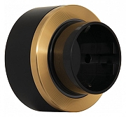 Розетка с заземлением на треке Arte Milano Am-track-sockets-39 397952TS/ES Gold цвет Золото