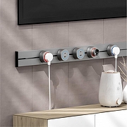 Розетка с заземлением на треке Arte Milano Am-track-sockets-39 397952TS/ES Silver цвет Серебро-7