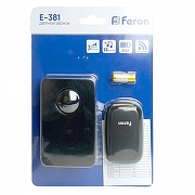 Звонок беспроводной Feron E-381 48921 цвет Черный-7