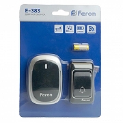 Звонок беспроводной Feron E-383 48924 цвет Серебро, Черный-6