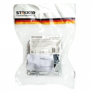 Розетка с заземлением и со шторками, без рамки Stekker Эрна 49154 цвет Черный-2