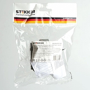 Розетка с заземлением и со шторками и 2хUSB, без рамки Stekker Эрна 49155 цвет Черный-2