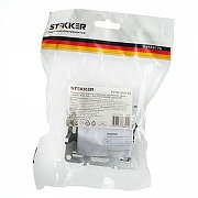 Розетка с заземлением и со шторками, без рамки с крышкой Stekker Эрна 49156 цвет Черный-1