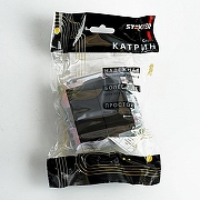 Выключатель двухклавишный без рамки Stekker Катрин 49167 цвет Черный-1