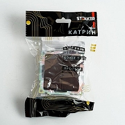 Выключатель двухклавишный без рамки Stekker Катрин 49170 цвет Коричневый-1