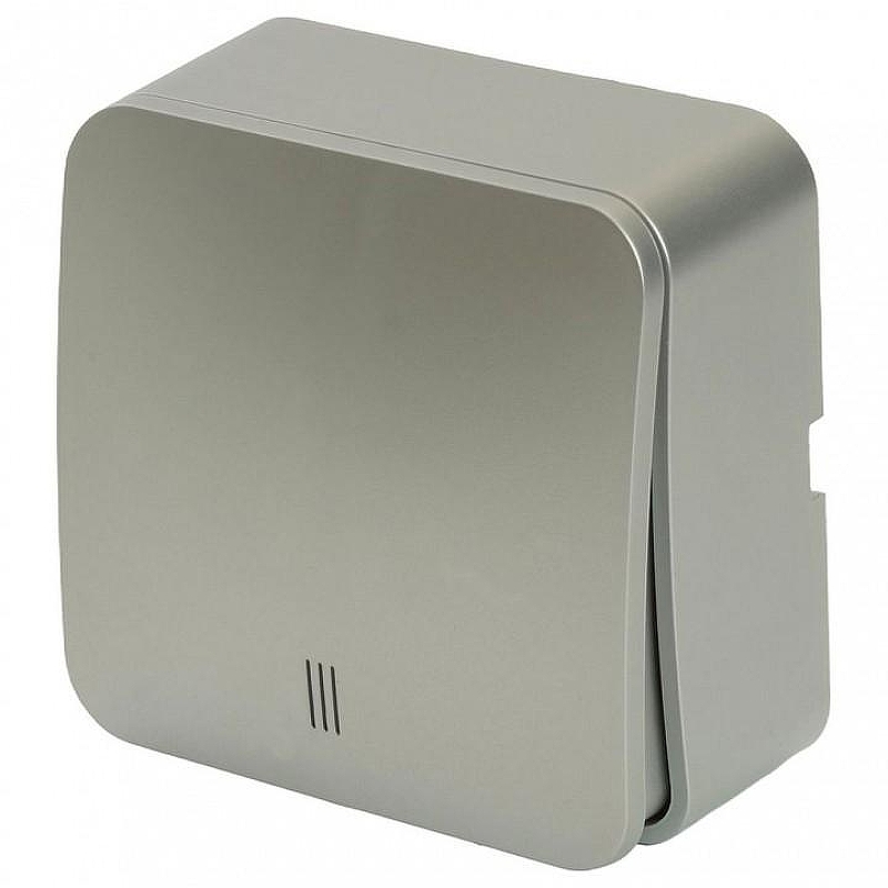 Выключатель одноклавишный с подсветкой Stekker София 49296 