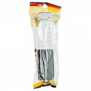 Розетка переносная разборная с заземлением и крышкой Stekker Одри 49401 цвет Красный-1