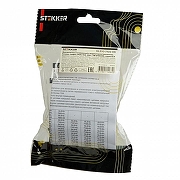 Выключатель двухклавишный с подсветкой без рамки Stekker Катрин 49409 цвет Графит-2