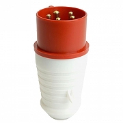 Вилка прямая 3P+PE+N Stekker ST 49429 цвет Красный-2