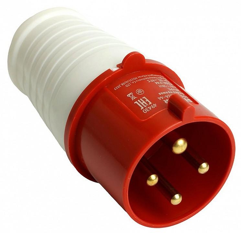 Вилка прямая 3P+PE Stekker ST 49430 