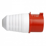 Вилка прямая 3P+PE+N Stekker ST 49431 цвет Красный-2