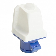 Розетка переносная разборная 2P+PE с крышкой Stekker ST 49432 цвет Синий-2