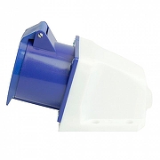 Розетка переносная разборная 2P+PE с крышкой Stekker ST 49433 цвет Синий-2