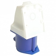 Розетка переносная разборная 2P+PE с крышкой Stekker ST 49433 цвет Синий-4