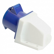 Розетка переносная разборная 2P+PE с крышкой Stekker ST 49433 цвет Синий-7