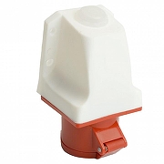 Розетка переносная разборная 2P+PE с крышкой Stekker ST 49434 цвет Красный-4